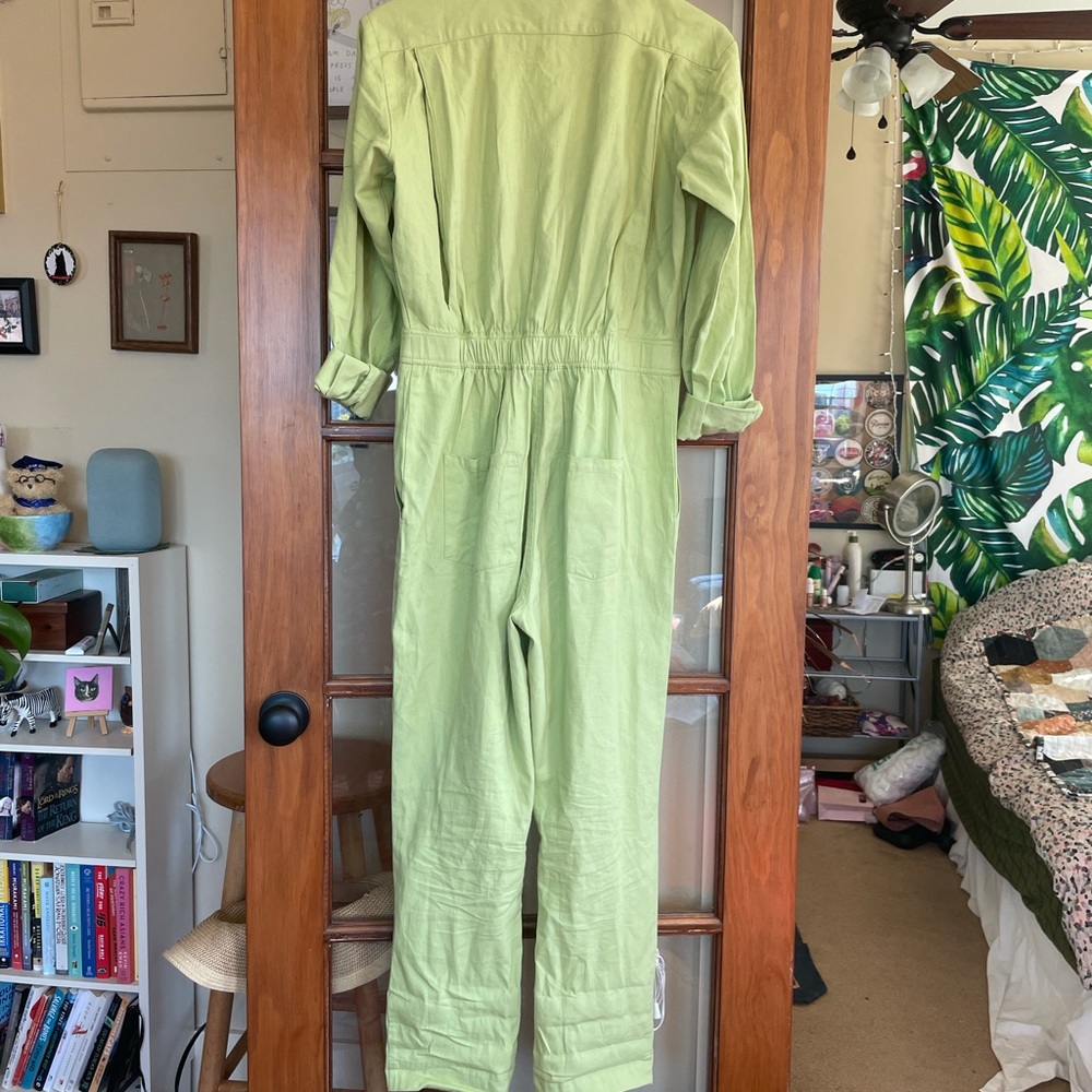 Lucy & Yak Carmen Organic Boilersuit Leaf Green